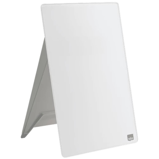 Nobo Desktop Whiteboard Easel With Dry Erase Glass Surface 216x297mm 1905173 1905173