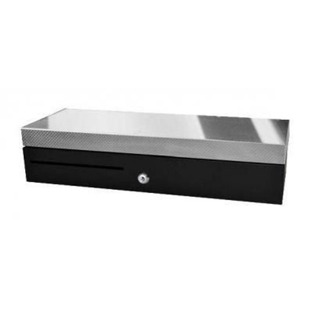 APG Cash Drawer ECD460-B-BLK ECD460 Flip Lid Cash Drawer. ECD460B-BLK