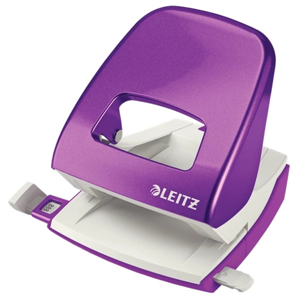 Leitz NeXXt WOW Metal Office Hole Punch Purple 50081062 50081062