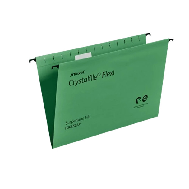 Rexel Crystalfile Flexifile Foolscap Suspension File 3000040 3000040