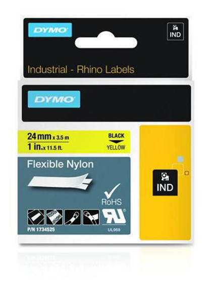 DYMO 1734525 RHINO Flexible Nylon 24mmx3.5m 1734525