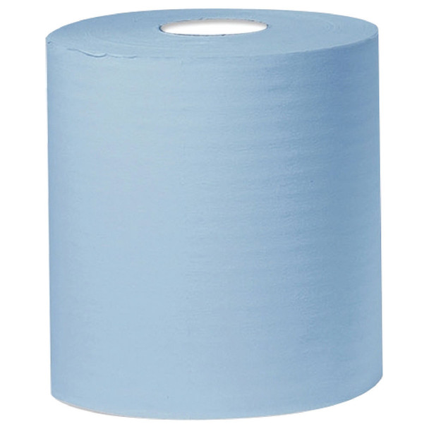 2Work 2-Ply Centrefeed Roll 150m Blue Pack of 6 KF03805 KF03805