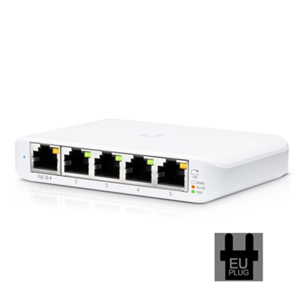 Ubiquiti USW-FLEX-MINI Unifi Usw Flex Mini 5 Port Smart Managed Poe/Usb C P USW-FLEX-MINI