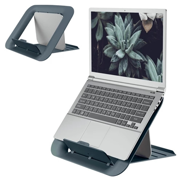 Leitz Ergo Cosy Adjustable Laptop Stand Velvet Grey 64260089 64260089