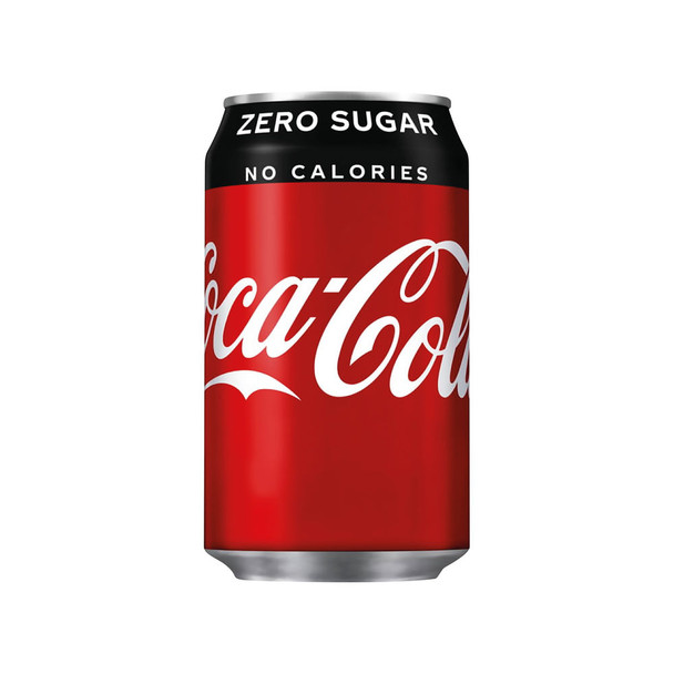 24 x Coke Zero Soft Drink 330ml CanGluten dairy and nut free 402003 BZ17566