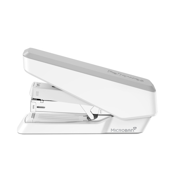 Fellowes LX870 Easy-Press Stapler 40-Sheets Full-Strip White LX870WHITE