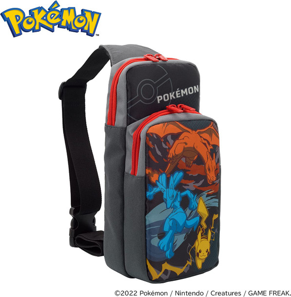 Hori Adventure Pack Case Charizard, Lucario & Pikachu for Nintendo Switch