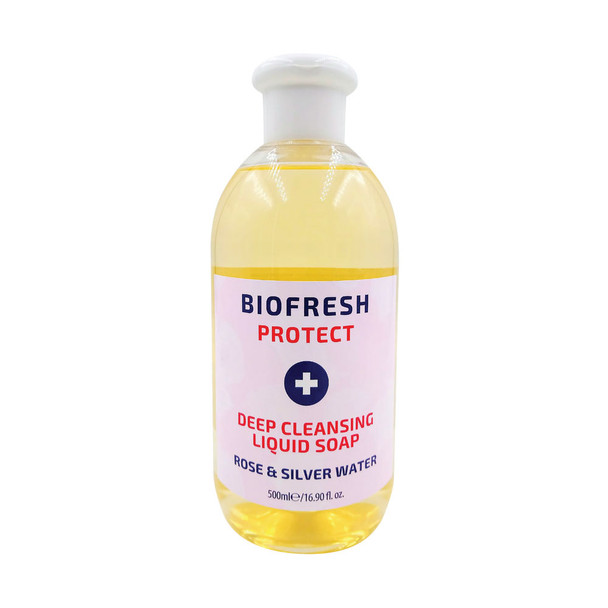 Biofresh 500Ml Deep Cleansing Liquid Soap Rose/Silver Water Pk20 BIO01396