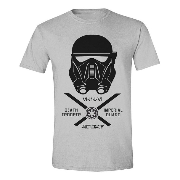 Star Wars Men's Rogue One Imperial Guard T-Shirt Large Grey Melange TS011ROG-L