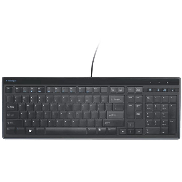 Kensington K72357 Advance Fit Full-Size Slim Keyboard K72357UK