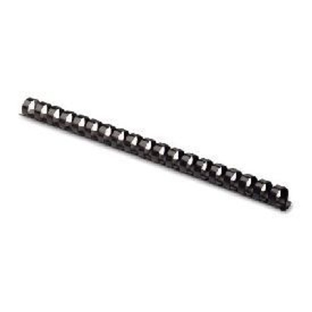 Fellowes Apex 6200102 Black Plastic Comb 6mm 100pk 6200102