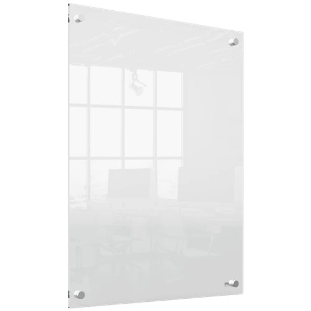 Nobo Transparent Acrylic Mini Whiteboard Wall Mounted 600x450mm 1915621 1915621