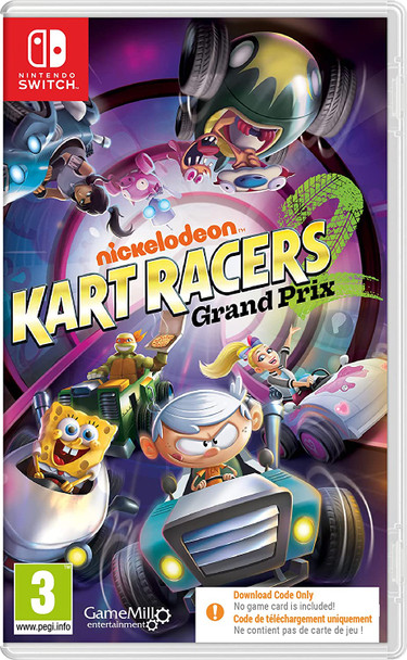 Nickelodeon Kart Racers 2 (Code in Box) Nintendo Switch Game