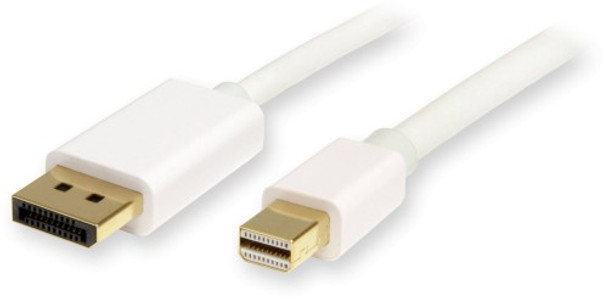 Quiet PC DisplayPort to Mini DP Cable with Locking Connector 1m length QPC-DP-MINI-DP-CABLE-1M