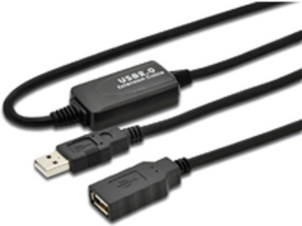 MicroConnect USB2.0AAF05A Active USB 2.0 cable. A-A M-F USB2.0AAF05A