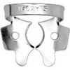 Ivory Rubber Dam Clamps, Wingless W3, Small Lowers