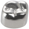 3M Unitek Stainless Steel Primary Molar Crowns, 900221, Upper RightSecond Primary Molar, Size 1, 5 Crowns