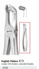 Nordent - Extraction Forceps, English Pattern, Lower Third Molars
