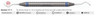 Nordent - Universal Curette Barnhart Double End 5/6 DuraLite Round Stainless Steel Each