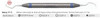 Nordent - Curette Gracey Double End 7/8 DuraLite Round Stainless Steel Each