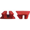 A.Titan - One pair of silicone bite blocks.