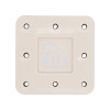 Zirc - Bur Block Magnetic Microban 8 Hole Beige