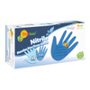 BeeSure Light Blue Nitrile Glove Large 100/Box