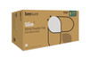 BeeSure Slim Soft White Nitrile Exam Glove (M) 200Bx