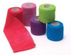 Cohesive Bandages, 1" X 5 yds (Pink, Blue, Purple, Red, Green assortment)