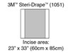 3M STERI-DRAPE INCISE DRAPES, 1051