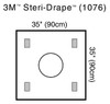 3M STERI-DRAPE WOUND EDGE PROTECTOR, 1076