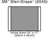 3M STERI-DRAPE 2 INCISE DRAPES, 2045