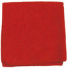 Microfiber Towel Red 230 GSM 12 Inch x 12 Inch (DROP SHIP ONLY from Golden Star Inc. - $100 minimum order for prepaid freight outside the continental U.S. $50 dollar minimum order inside the continental U.S.)