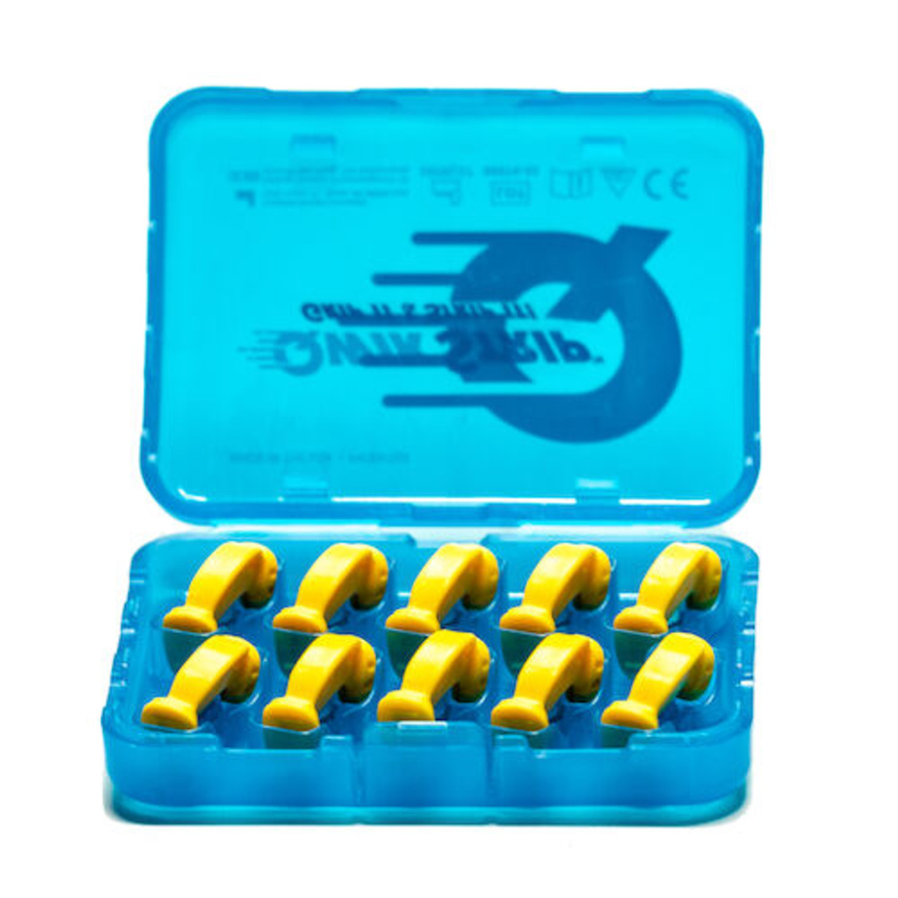 QwikStrip Curved .07 mm Yellow 10Pk