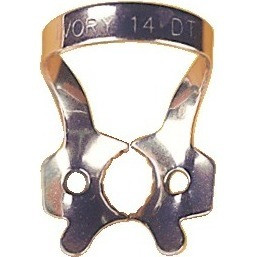 Ivory Tiger Rubber Dam Clamps #14DT, Molar, Distal Access
