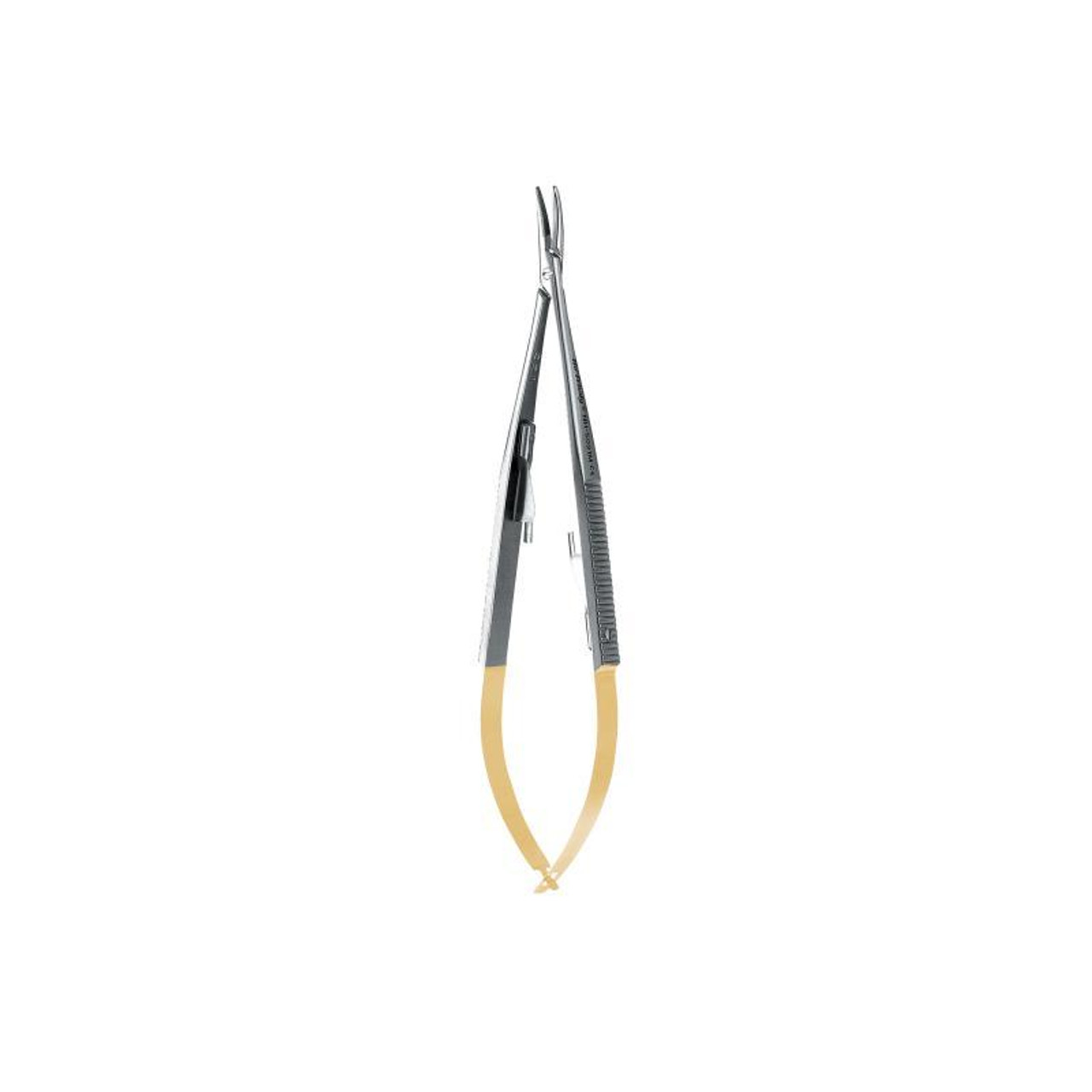 Micro Curved Castro Perma Sharp Needle Holder, 14 cm (5.5"), Hu-Friedy, NH5021M