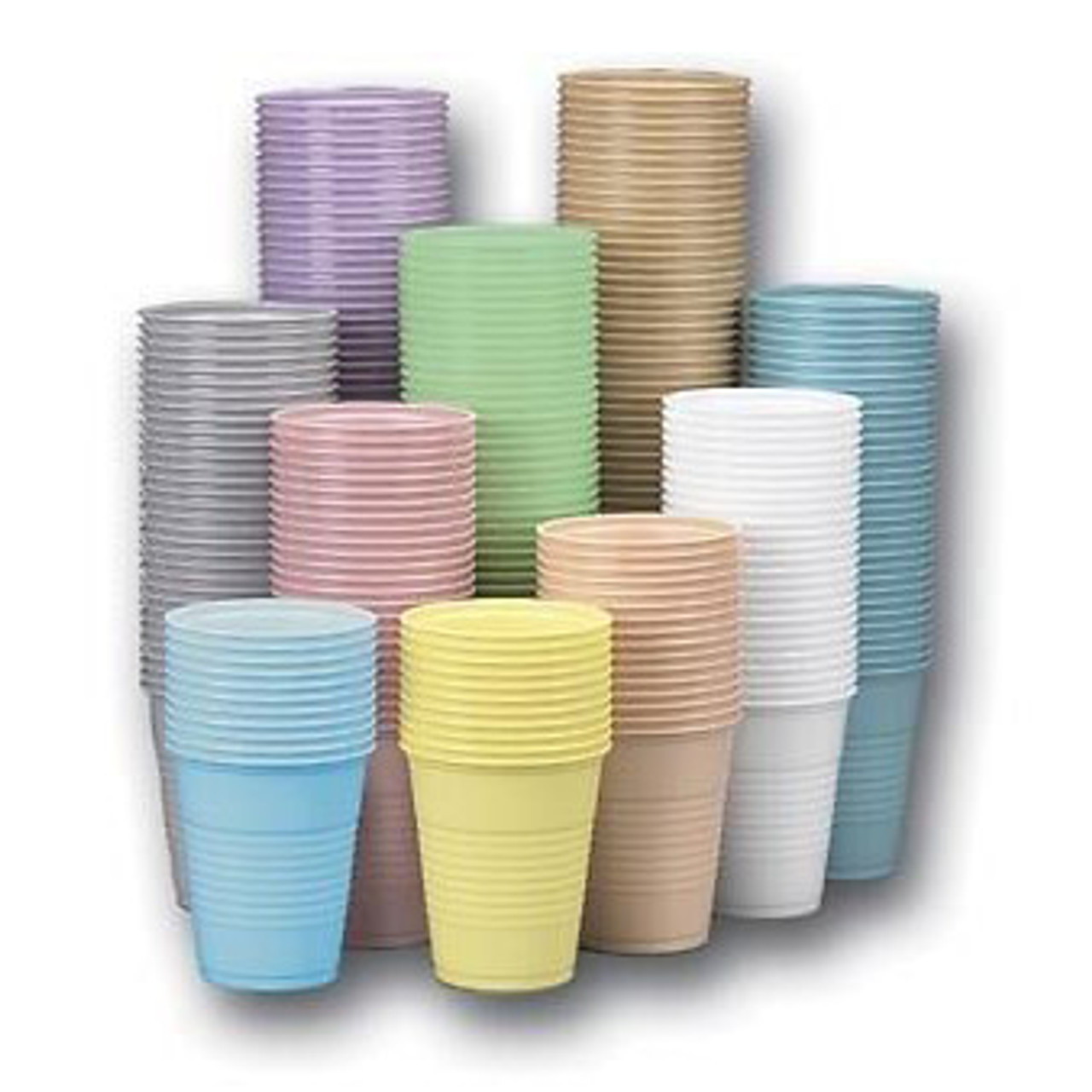 DDS Dental Supplies - Crosstex Cups Plastic 5oz - White