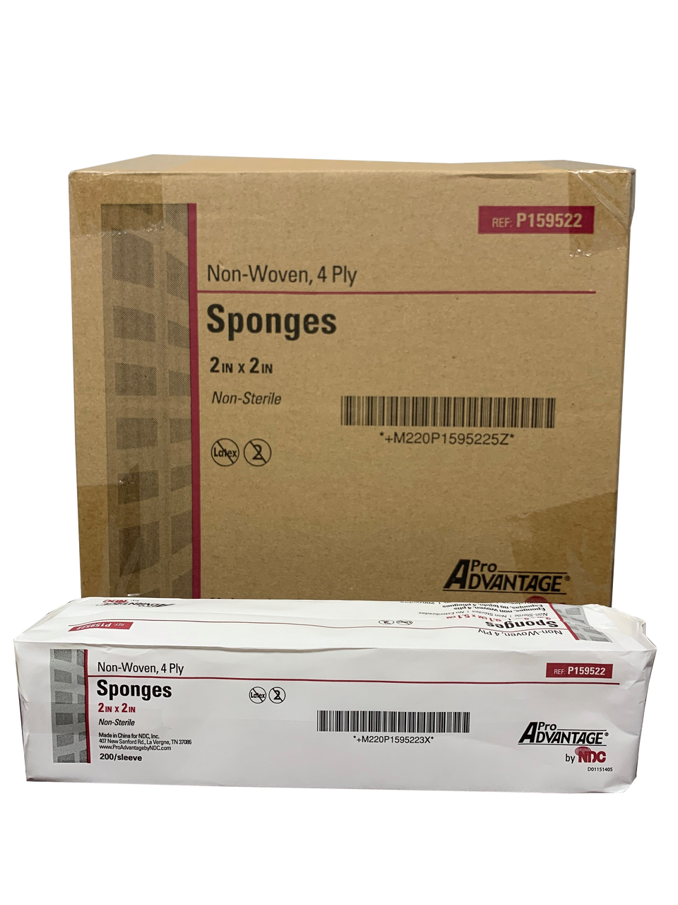 DDS Dental Supplies - 2 x 2 Non-Woven Sponge 4000Bx