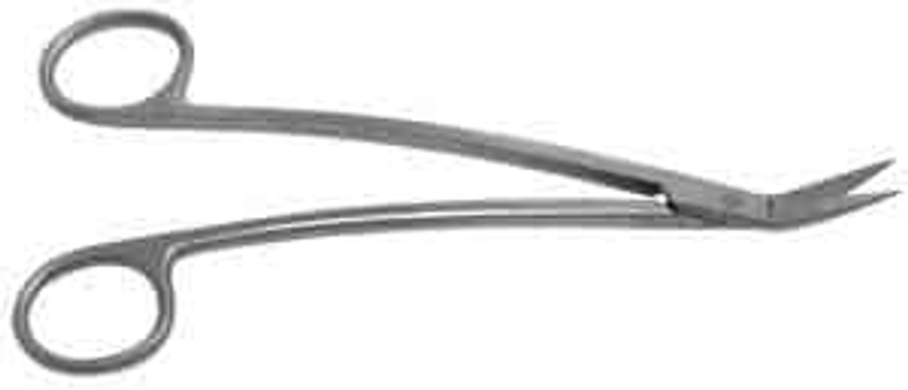 J & J Instruments - DEAN SCISSOR 7" ANG SERR (