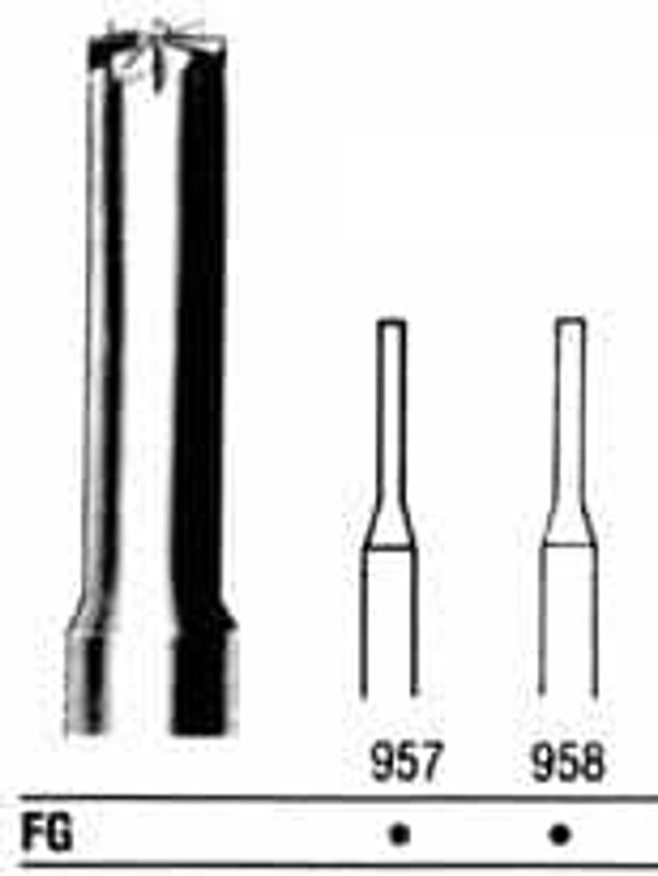 Miltex - Carbide Burs - Fg 958