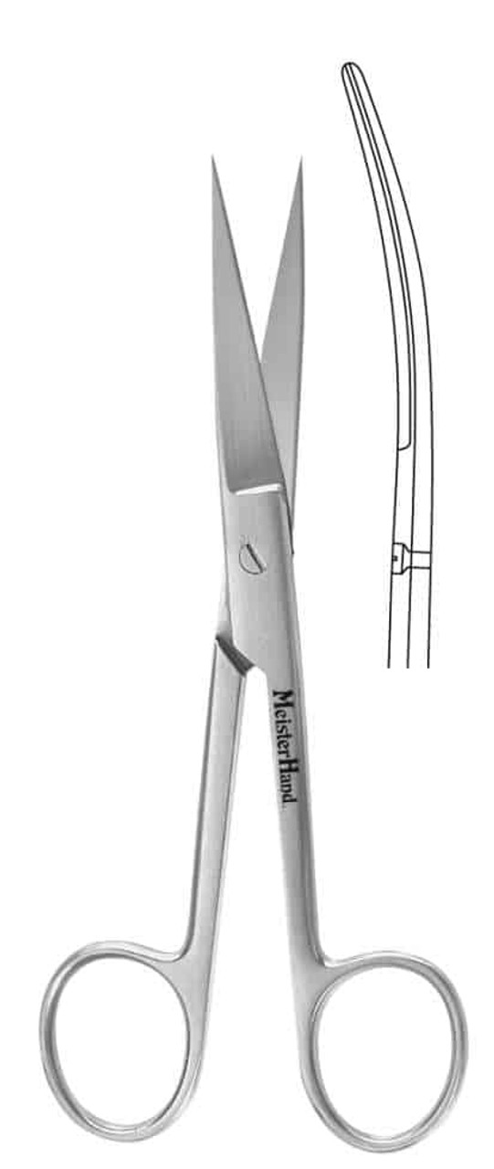 Miltex - Mh O.R. Scissors Curved 5-1/2 S/S