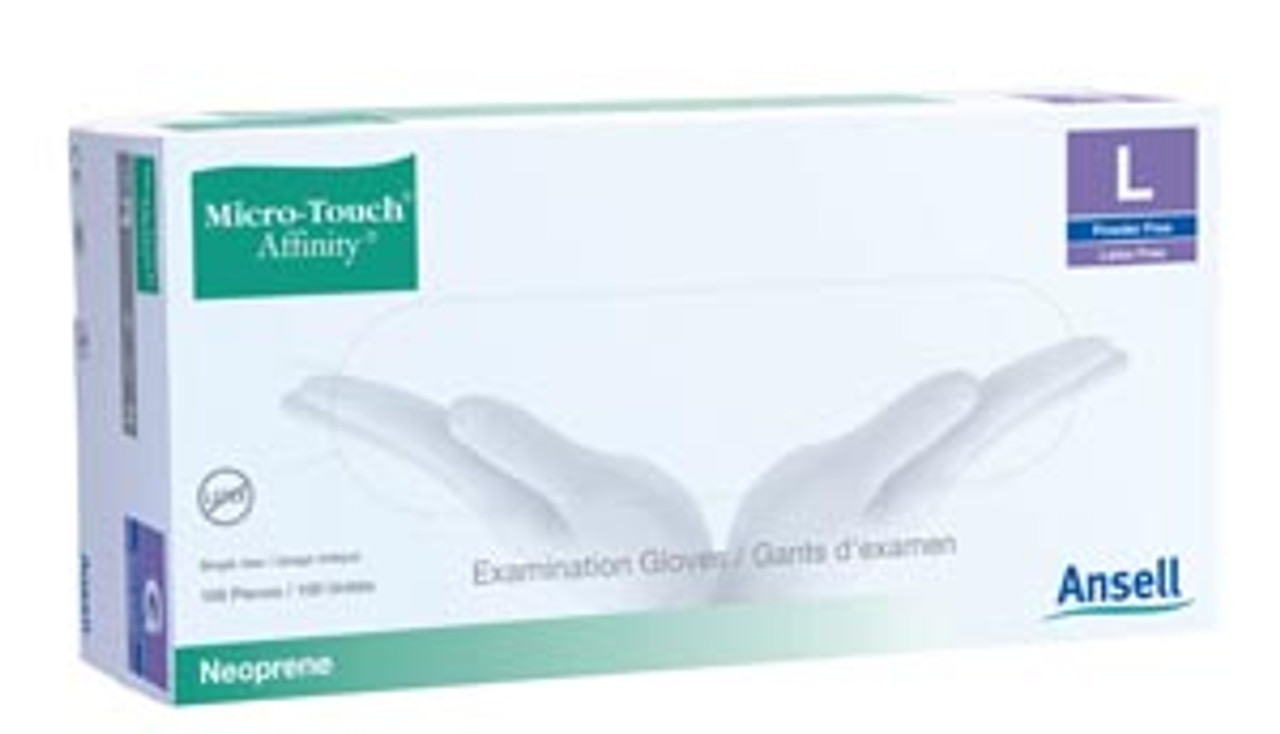 ANSELL MICRO-TOUCH AFFINITY SYNTHETIC EXAM GLOVES, 3771