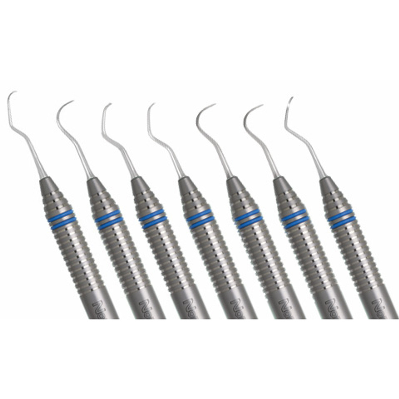 Nordent - Sickle Scaler Double End 204S DuraLite ColorRing Posterior Stainless Steel Each