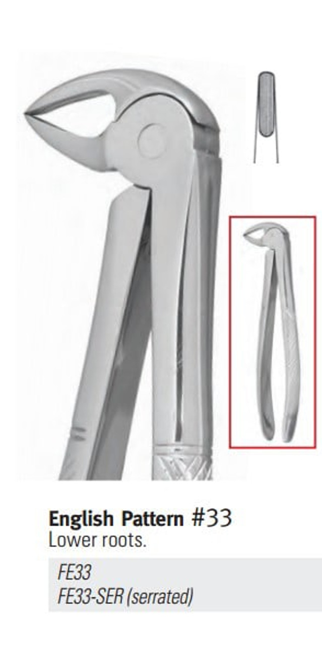 Nordent - Extraction Forceps #33 Serrated