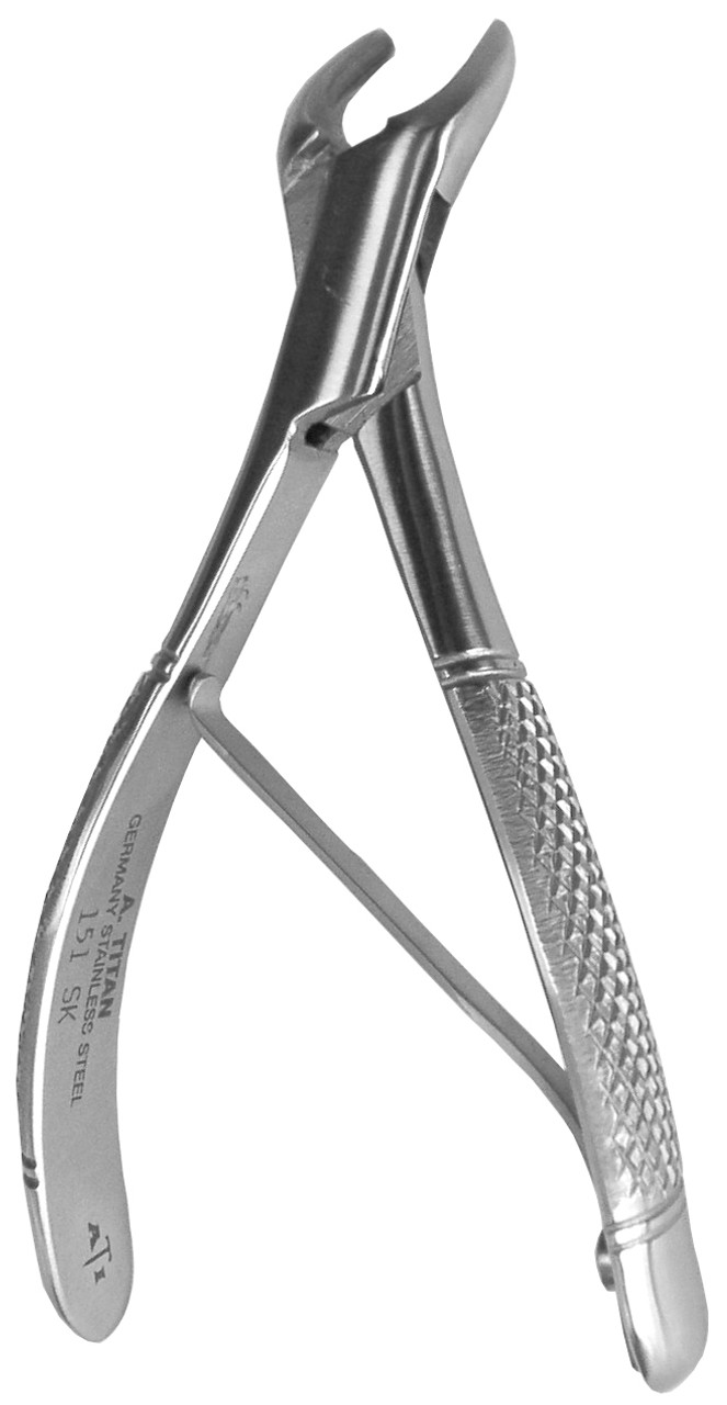 A.Titan - Extraction forceps, lower universal, for children, with spring