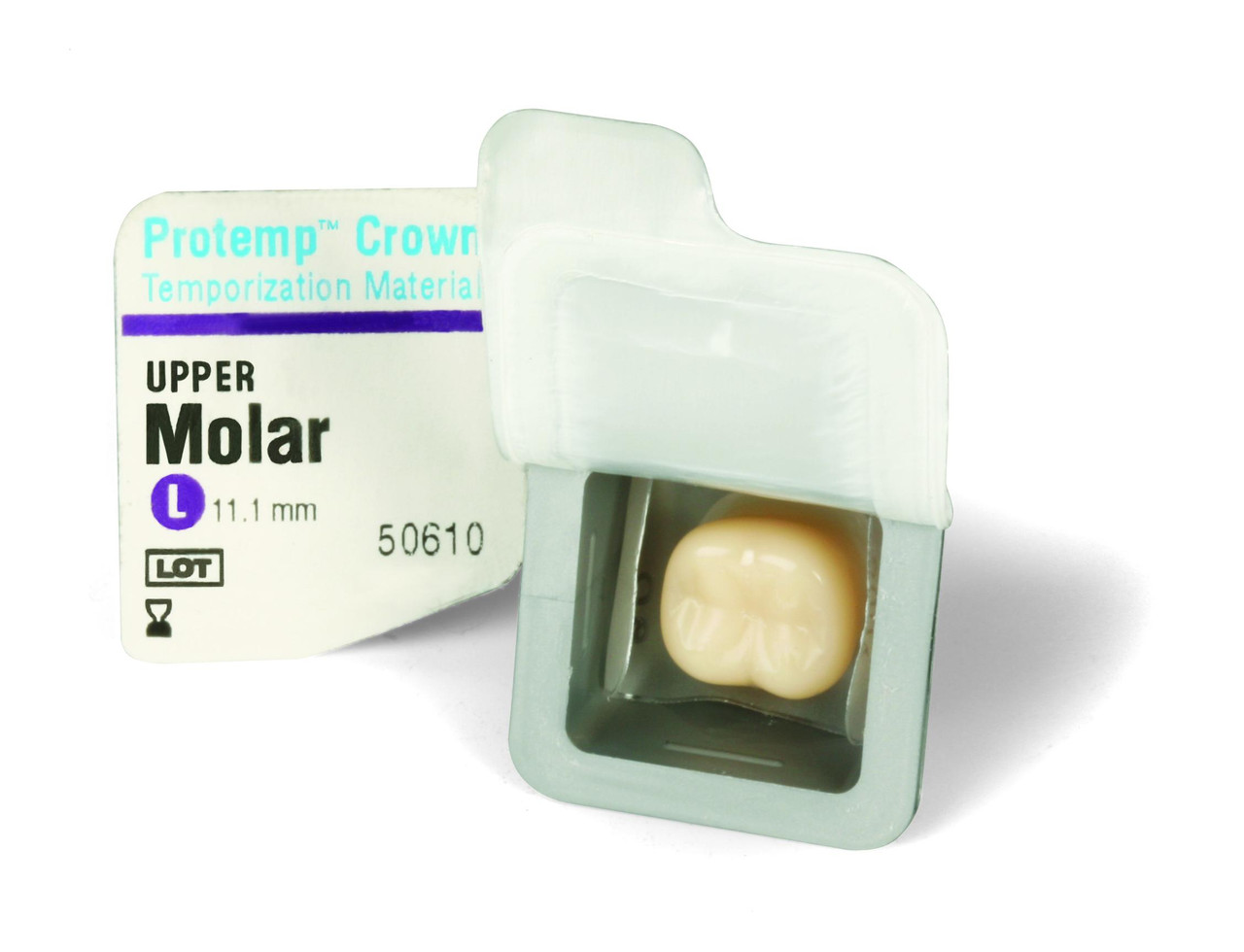 3M Protemp Crown Temporization Material, 50610, Molar Upper, Large, 5Crowns