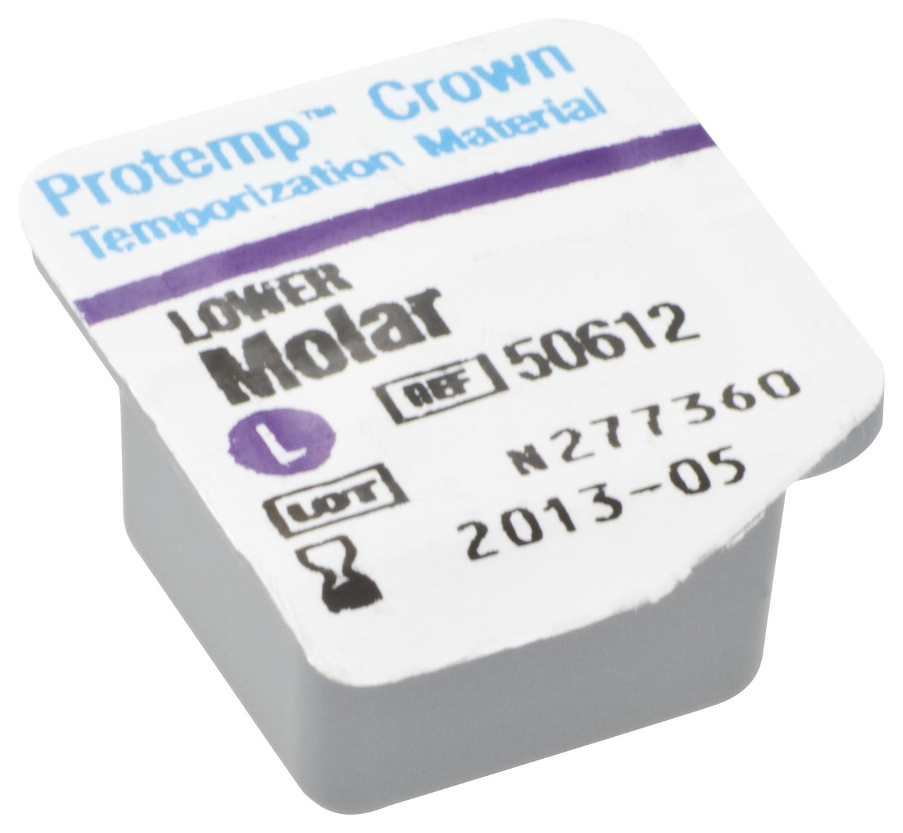 3M Protemp Crown Temporization Material, 50612, Molar Lower, Large, 5Crowns