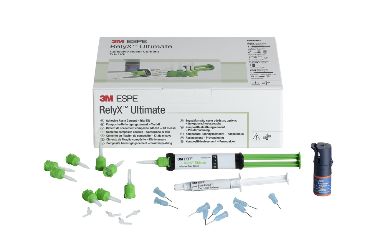 3M RelyX Ultimate Adhesive Resin Cement Trial Kit - Translucent, 56892