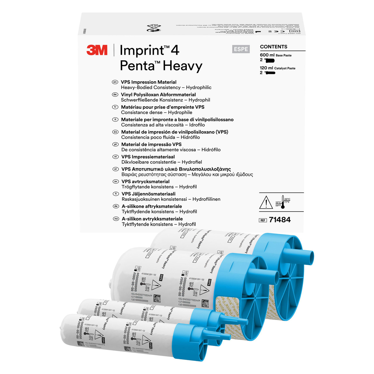 3M Imprint 4 Penta Heavy VPS Impression Material Refill, 71484
