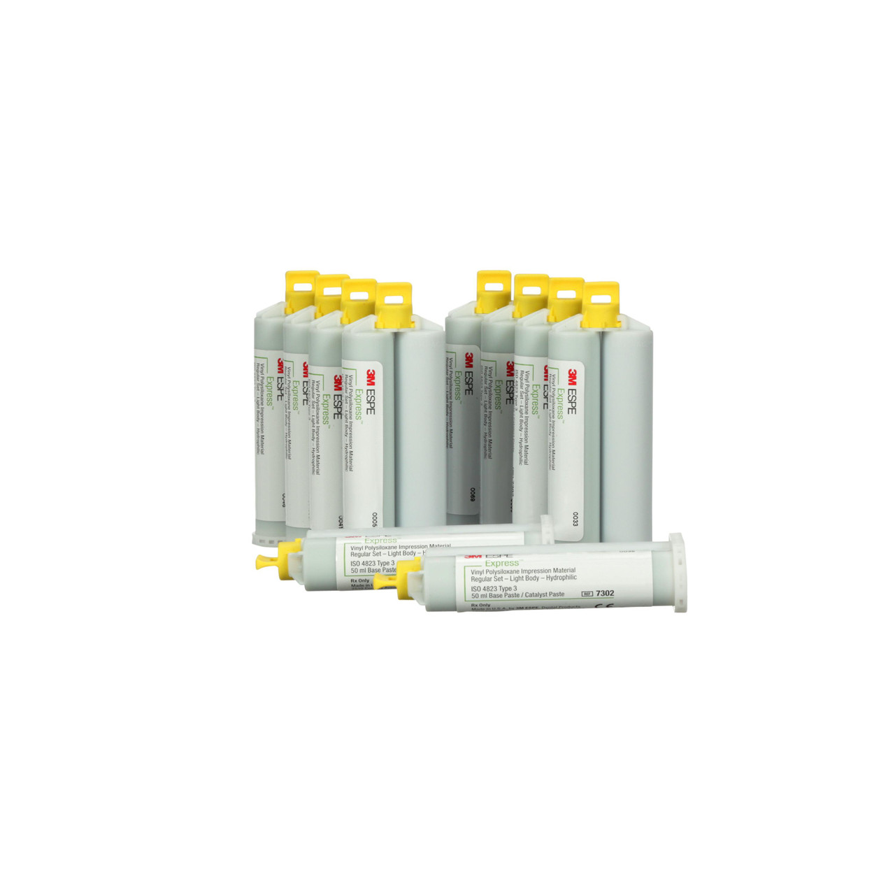 3M Express VPS Impression Material Light Body Regular Set Bulk Pack, 7302T